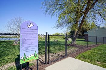 Bark Park & Pet walk areas
